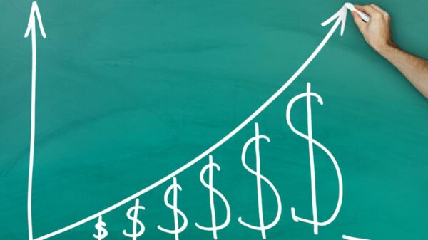 dividends grow over time
